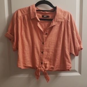 Urban Outfitters BDG Front Tie Crop Top